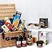 Produktbild Die Gourmet Grüße Luxus Wicker Geschenk Essen Hamper Korb mit 14 Artikel - Geschenkideen für Geburtstag, Jubiläum & Glückwunsch präsentiert