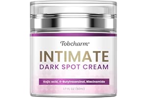 Tobcharm Aufhellungscreme Dunkelfleckenentferner für den Körper Dunkelflecken-Korrekturcreme für Intimbereiche, Achselhöhlen, Innenschenkel und Bikinizone Dark Spot Remover Cream for Body