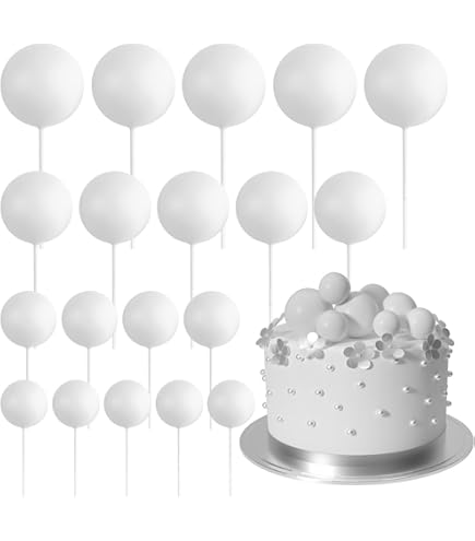 Gyufise 30 palline per torta fai da te topper per torte con