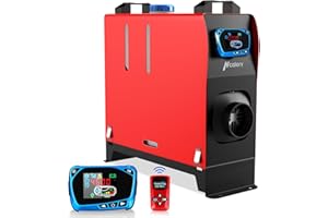 ‎HCALORY HCALORY 12V 8KW Diesel Standheizung, Air Diesel Lufterhitzer mit LCD Schalter Fernbedienung integrierte Maschine Auto Heizung für Camping Auto RV Boote LKW