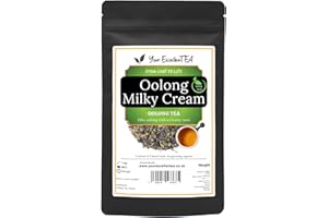 YOUR EXCELLENTEA Oolong Milky Cream (50g) Loose Chinese Leaf Green Tea China Fujian Floral Mellow Nutty Smooth Creamy Bold Aromatic Semi-Oxidized Balance Between Green and Black Tea, Closed in Resealable Pouch