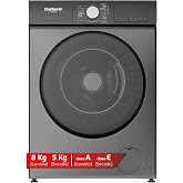Corber&oacute; &ndash; Washing Machine Dryer 2 in 1 | CLSW805DG | 8 kg / 11 lbs Drying | 1200 rpm | Inverter Motor | 16 Programs | Anti-Al
