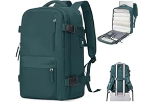 BJLFS Borse da Cabina per Ryanair 40×20×25 Bagaglio a Mano Easyjet 45×36×20 Borsa Zaino da Viaggio, Zaino da trekking,Zaino Casual per laptop da 14 pollici per scuola con porta di USB