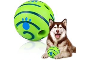 Oyifan Hundebälle, Hundespielzeugbälle, Giggle Balls Unzerstörbare Gummibälle mit Hoher Dehnbarkeit für Das Zahntraining, Robuste und Langlebige Feste Bälle für Kleine, Mittlere und Große Hunde