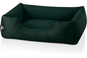 BedDog Cama Perro S - Cama para Perros - Camas Perros Pequeños - Colchoneta Perro - Colchon Perro Grande en Terciopelo de Microfibra y Cordura