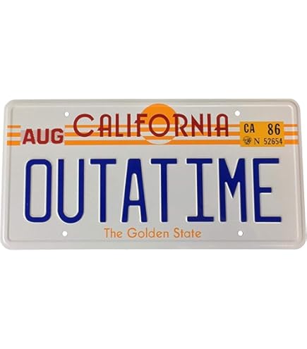 Super6props Réplique De Plaque D’immatriculation Corbillard Cadillac