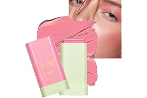 Greyghost Trucco blush in crema per guance, blush in crema in stick, blush in crema leggero e a lunga durata, adatto a pelli mature