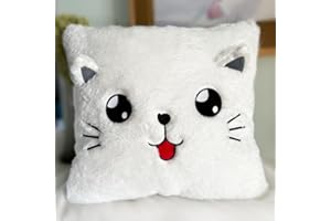 ODIWEN Cuscini Decorativi per Bambini, Cuscino in Peluche Arredo per Cameretta e Soggiorno, Cuscino Divertente