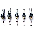 TPMS Stem Valve, Washer and Screws for Cars: Set of 5