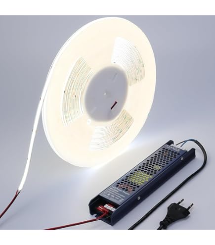 Spina EU Per Strisce LED COB BENLUN - 2 Pezzi Con Cavi E Raddrizzatore - Compatibile 20 Metri - Foto 12