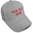 Speedy Pros Baseball Cap Custom Personalized Text Dad Hats for Men & Women Strap Closure