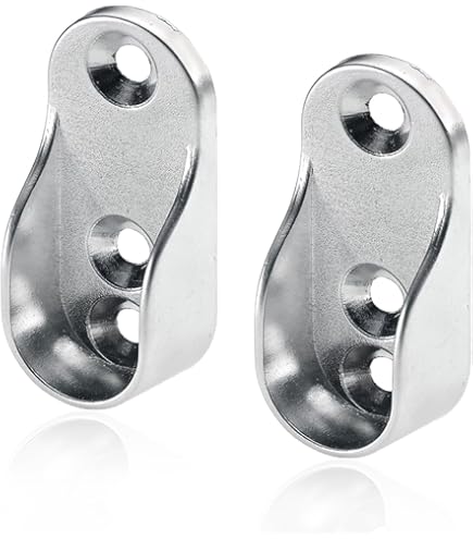 WJUAN 4 Pezzi Staffe Per Aste Da Aradi, Asta Di Sostegno A Fora Di U