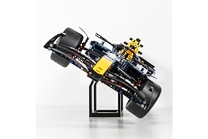 Brickify Présentoir compatible avec Technic Red Bull F1 42206 – Étagère Premium pour modèles de voitures de course Formule 1 – Support d'affichage coudé pour collectionneurs – Modèle de voiture non