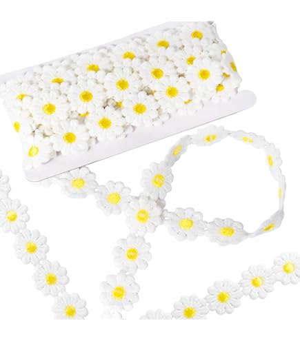 Nastro Pizzo Fiori Colorato - 15 Yards, Decorativo Per Cucito, Artigianato E Matrimoni - Foto 6