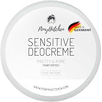 PonyHütchen Sensitive Deocreme Ohne Natron - Feste Deocreme Vegan, Ohne Alu, Made In Germany