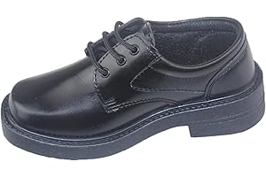 KATCH School Shoes Boys Back to Black Shoes for Boys Smart Boys School Shoes Back to School Boys Shoes Casual Black School Shoes for Boys Kids Trainers Black Trainers Kids