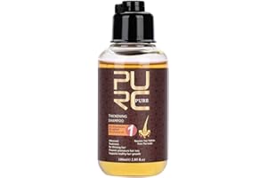 FILFEEL Perte De Cheveux Shampooing, 100ML Soin Des Cheveux Épaississant Accélérateur De Croissance Anti-Perte De Cheveux Gingembre Extrait Tonique Pour Hommes et Femmes