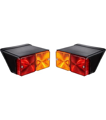 Bajato - Luces Traseras Combinadas Con Bombillas De 12 V, Adecuadas Para Tractores Massey Ferguson, JD, Case IH I David Brown