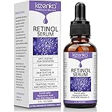 kizenka Retinol Serum mit Hyaluronsäure und Vitamin C, Anti-Aging-Falten-Gesichtsserum, Verblassen dunkler Flecken und…