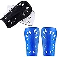 NNCV 2 Pair Soccer Shin Pads，Perforated Breathable & Protective Gear，Kids shin Guards Perforated for 3-6 Years Youth Soccer Equipment for Boys and Girls