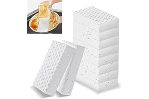 ‎YEAHWHEE Schmutzradierer Schwamm,10 Stück Radierschwamm Zauberschwamm Reinigungsschwamm, 2X Plus Melamin Schwamm Wunderschwamm Weiß Putzschwamm für Haushalt, Küche, Wand