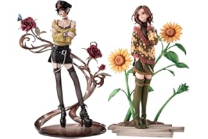 Ciyoulio Figurine manga debout Nana Osaki Statue Nana Komatsu avec décor floral, grandes figurines d'anime pour filles, figurine de bureau, cadeau manga