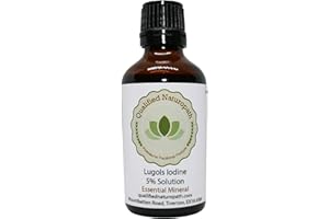 QUALIFIED NATUROPATH - PROFESSIONAL PRACTITIONER PRODUCTS Lugols Iodine Solution 5% - 50ml - with Dripper/Dropper Top