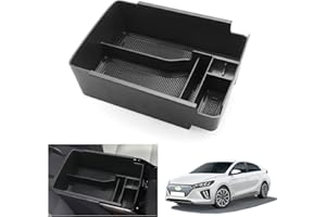 ‎GAFAT GAFAT Hyundαi 2016-2021 Ioniq EV Aufbewahrungsbox für elektrische Konsole, Ioniq elektrische Armlehne Tablett Organizer Mittelarmlehne Handschuhfach (nur für EV)