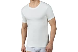 VP PINUCCIO VENEGONI Pinuccio Venegoni Set 3 Magliette Lana Cotone Uomo,Maglia Intima Termica, Cotone sulla Pelle, Tshirt Uomo Manica Corta Invernale, Maglietta Termica Bianca, Intimo Termico Uomo Made in Italy