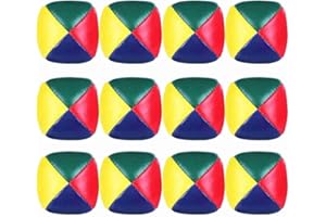 Dzxin Soft Juggling Balls Jonglierbälle, 12er Hochwertige Mini Jonglierbälle für Kinder & Anfänger