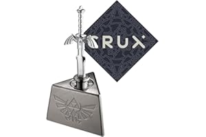HANAYAMA AND CRUX PUZZLES Hanayama Zelda Master Sword Puzzle - Level 6 of 6 - Grandmaster Difficulty - Includes Crux Sticker