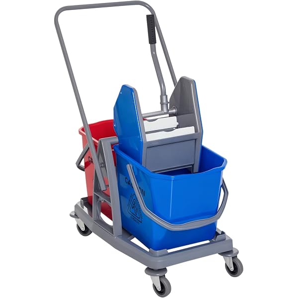 Jofel AZ25500ZS, Presse européenne pour serpillère industrielle, modèle européen pour serpillières, facilement amovible du seau, pour serpillères et serpillières, hôpitaux, bleu Jofel AZ25500ZS, Presse européenne pour serpillère industrielle, modèle européen pour serpillières, facilement amovible du seau, pour serpillères et serpillières, hôpitaux, bleu