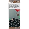 HG Wall & Floor Grout Protector, Colourless Grout Sealer & Between Tile Sealant, Kitchen & Bathroom Floor Protector, Invisible Protection for Grouting - 250ml