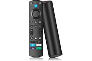 ILEBYGO Telecomando vocale sostitutivo Pro per Fire TV Stick/Cube e compatibile con Smart TV Insignia/Toshiba/Pioneer