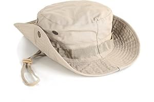 LAAT Chapeau de Soleil Fisherman Bonnet Imprimé Camouflage Randonnée Anti-UV Solaire Toile Femme Homme Voyager Pêche Chapeau