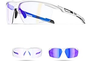 SCVCN Fotocromatici Occhiali Da Ciclismo Sportivi Donne Uomini MTB Trasparenti Bicicletta UV400 S86