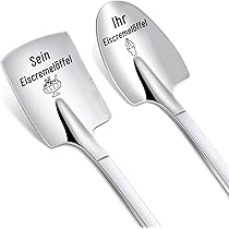 2 Cucchiai In Acciaio Inox Dorato Con Scritta 'Killer' - Regalo Per Compleanno O Anniversario - Foto 4