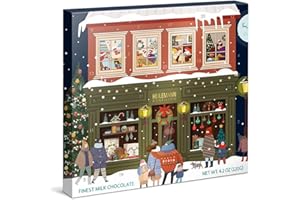 HEILEMANN CONFISERIE Heilemann kalendarz adwentowy z czekoladowymi tablicami (kolor zielony)