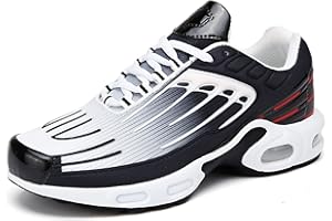 MEVOIT Baskets Tendance pour Homme avec Coussin d'air - Baskets décontractées pour la Marche, Le Tennis, Le Basket-Ball, la Gym, Les Sports de Sport de Hombre