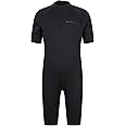 Mountain Warehouse Kids Shorty Wetsuit - 2.5mm Thickness, Flat Seams, Easy Glide Zip Children's Wetsuit, Neoprene, Adjustable Neck Closure - For Surfing, Swimming,