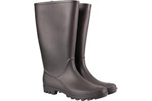 Mountain Warehouse Botas de Lluvia Splash para Mujer - Botas Impermeables Wellington, Forradas, Acolchado EVA, Agarre Resistente - para Festivales, jardinería