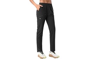 PIONEER CAMP Jogging Femme Lumière Pantalon Sport pour Femmes Freizeithose Taille Elastique Bas de Pantalons Sport Yoga UPF50+ avec 3 Poches