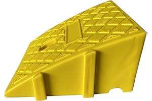 Zceplem bordillo goma plástico resistente para rampas bordillos portátiles y ligeras, para entrada carga, acera coche, camión, bicicleta, moto scooter (7-13 cm altura)