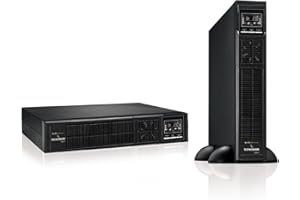 TECNOWARE POWER SYSTEMS Tecnoware USV EVO DSP PLUS 1200 Unterbrechungsfreie Stromversorgung - Online-Technologie, Installation Tower - 8 IEC-Ausgänge - Autonomie bis zu 40 min - Leistung 1200 VA