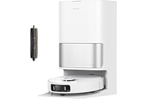 dreame L40 Ultra AE Robot Aspirateur et Serpillière Autonome, 19 000 Pa Aspiration Puissante, Nettoyage Sec-Humide, Dock Tout-en-1 Vidange Automatique, 2 Brosses Incluses
