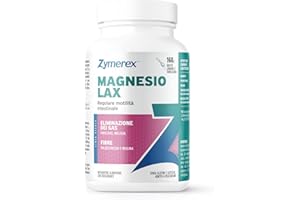 Zymerex REGOLA MAGNESIO-LAX | Magnesio Lassativo | Contro Costipazione e Stitichezza | Migliora la Regolarità intestinale | Alto contenuto di fibre | Senza glutine e lattosio
