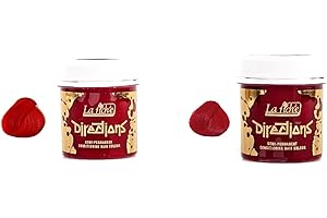 La Riche Directions Semi-Permanent Hair Colour Dye, Pillarbox Red & Poppy Red (2 Pack)