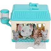 Little Live Pets - Mama Surprise Minis. Feed and Nurture a Lil' Mouse Inside Their Hutch so she can be a Mama. She has 2, 3,