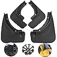 LIUTA 4Pcs Car Mud Flaps Compatible with VW Passat B7 2011-2014 Front Rear Wheel Mudflaps Mudguards Rubber Durable Splash Guards Fender Full Protection Auto Accessories With Screws
