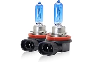 WinPower H9 Headlight Bulb 12V 100W Halogen High Beam 5000K Warm White for Original Headlamp Upgrade, 2 Pieces